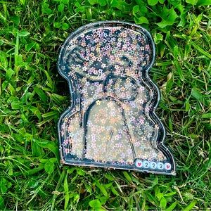 Beautiful Woman’s Silhouette Trinket Tray with 222 Angel numbers